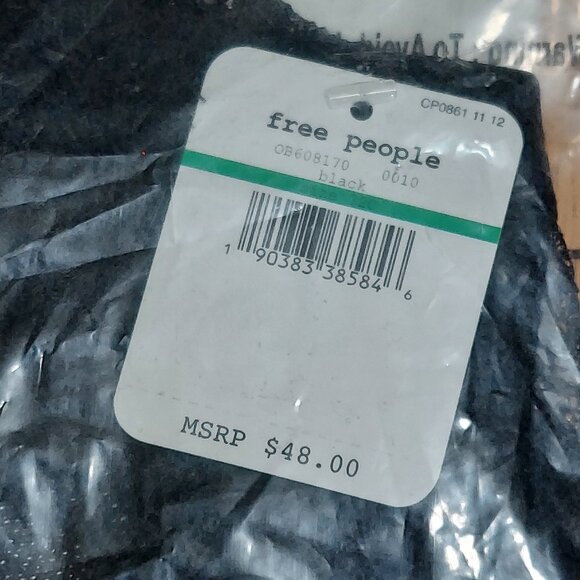 Free People Intimately You're So Great Underwire Black Lace Bra - 32C NWT - Picture 3 of 5